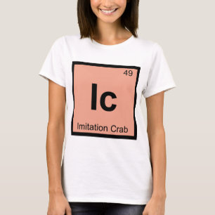 Ic - Imitatie Krab Chemie Periodiek Systeem T-shirt