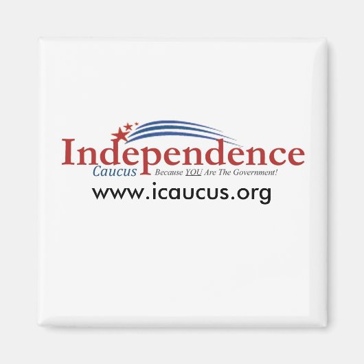 IC logo, www.icaucus.org Magneet (Voorkant)