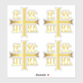 IC XC NIKA JEZUS CHRISTUS VEROVERT STICKER