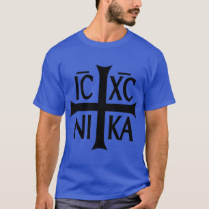 IC XC NIKA kruis christelijk orthodoxe meid T-shirt