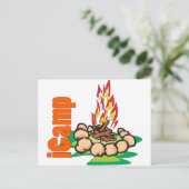 iCamp Camping Shirt Briefkaart (Staand voorkant)