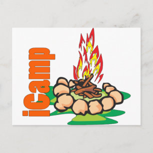 iCamp Camping Shirt Briefkaart