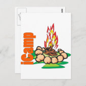 iCamp Camping Shirt Briefkaart (Voorkant / Achterkant)
