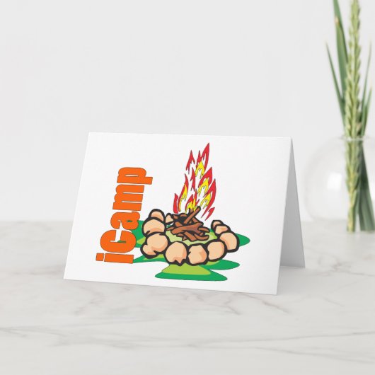 iCamp Camping-Shirt Kaart (Voorkant)