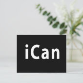 iCan - Briefkaart (Staand voorkant)