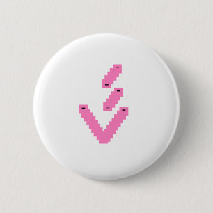 Icarus 8-bits knop ronde button 5,7 cm