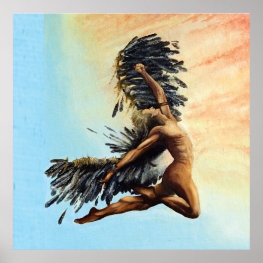 Icarus aflopend poster (Voorkant)