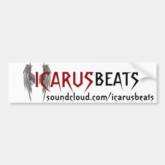 Icarus Beats bumpersticker (Voorkant)