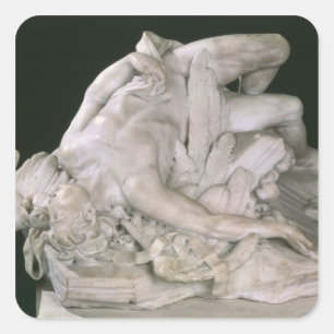 Icarus Falling, 1743 Vierkante Sticker