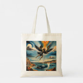 Icarus Falling Tote Bag (Achterkant)