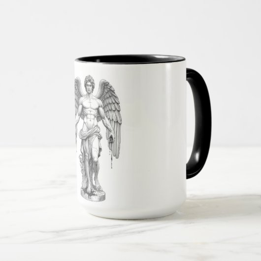 Icarus Flight Minimalist Coffee Mug (Devant droit)
