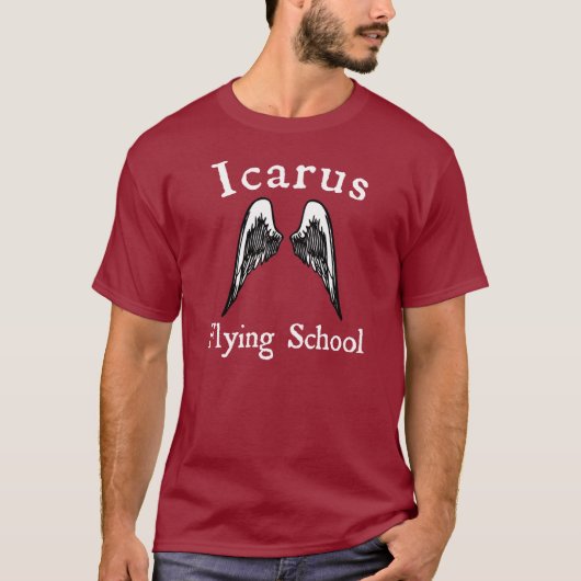 Icarus Flying School T-shirt (Voorkant)