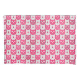 Icat ikat pink pattern kussensloop