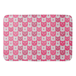 Icat ikat roze patroon badmat