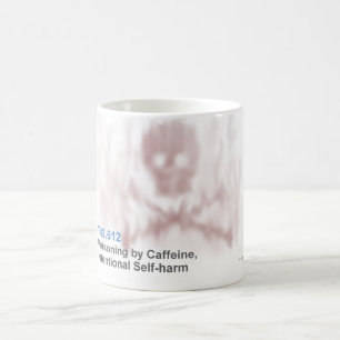 ICD-10: T43.612 Poisoning door cafeïne, opzetteli Koffiemok