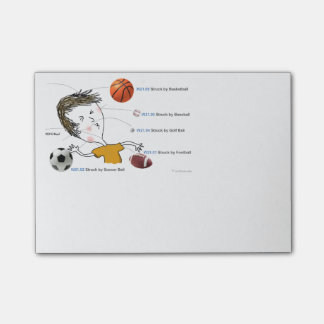 ICD-10: W21 Gebok van Balls Post-it® Notes
