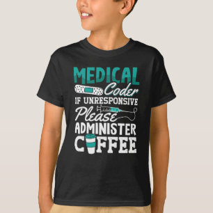 ICD-codering voor hulpfunctionarissen voor medisch T-shirt