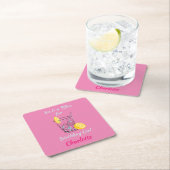 Ice & a Slice drinken mat Square Onderzetters (Insitu)