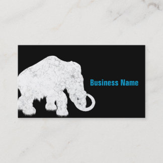 Ice Age Blue Crystal Mammoth Visitekaartje