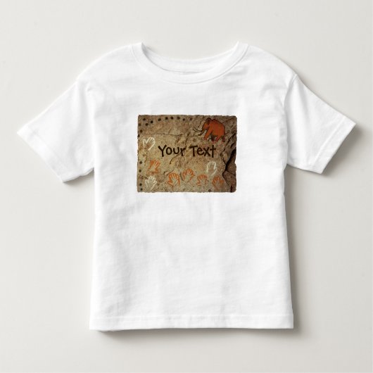 Ice Age Cave Art Kinder Shirts (Voorkant)