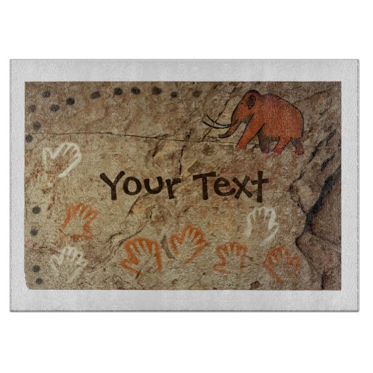 Ice Age Cave Art Snijplank (Voorkant)