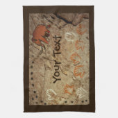 Ice Age Cave Art Theedoek (Verticaal)