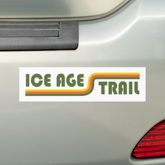 Ice Age Trail Bumpersticker (Op auto)