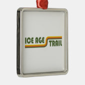 Ice Age Trail Metalen Ornament (Rechts)