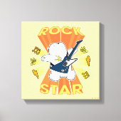 Ice Bear - Rock Star Canvas Afdruk (Voorkant)