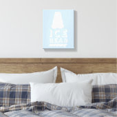 Ice Beer Knows Canvas Afdruk (Insitu (Slaapkamer))