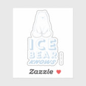 Ice Beer Knows Sticker (Vel)