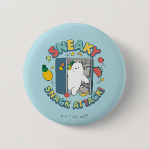 Ice Beer - Sneaky Snack Attack! Ronde Button 5,7 Cm