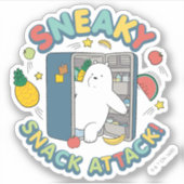 Ice Beer - Sneaky Snack Attack! Sticker (Voorkant)