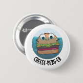 Ice-berg Funny Cheeseburger Pun Ronde Button 5,7 Cm (Voorkant /achterkant)