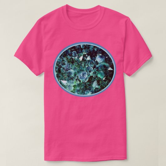 Ice Blue Crystals T-shirt (Design voorkant)
