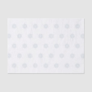 Ice Blue Elegant Sneeuwvlok Kerstcadeauverpakking Tissuepapier