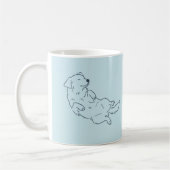 Ice Blue Golden Retriever Dog Mom Mug (Gauche)