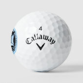 Ice Blue Hockey Golfballen (Logo)