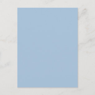 Ice Blue Light Baby Solid Trend Color Background Briefkaart