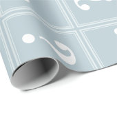 Ice blue mysterie cadeaupapier (Rol Hoek)