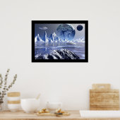 Ice Blue Poster (Keuken)