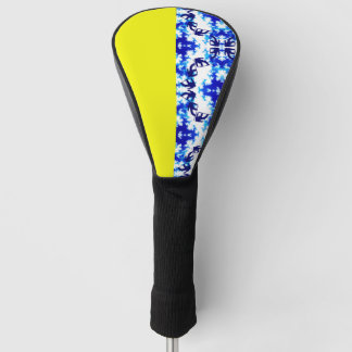 Ice Blue Snowboarder Sky Yellow Snowboarding Sport Golfheadcover