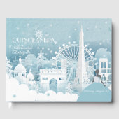 Ice Blue Winter in Parijs Gastenboek (Voorkant)