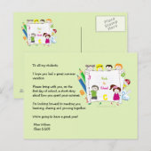 Ice Breaker Briefkaart van de leerling-Kind (Voorkant / Achterkant)