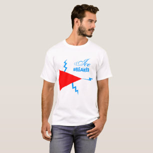 Ice Breaker wit van licht aanpasbaar T-shirt