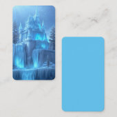 Ice Castle of Frozen Dreams Bladwijzer Visitekaartje (Voorkant / Achterkant)