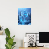 Ice Castle of Frozen Dreams Poster (Thuiskantoor)