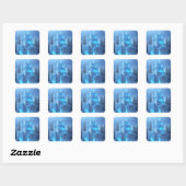 Ice Castle of Frozen Dreams Vierkante Sticker (Vel)