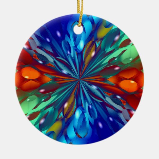 Ice Castles Keramisch Ornament (Voorkant)