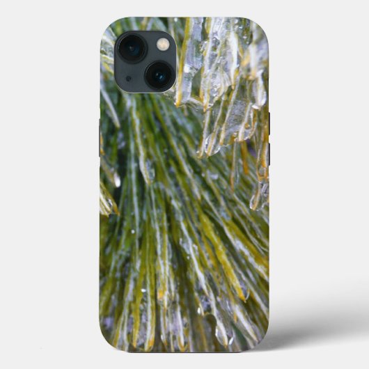 Ice Coated Pine Needles Winter Botanisch Case-Mate iPhone Case (Achterkant)